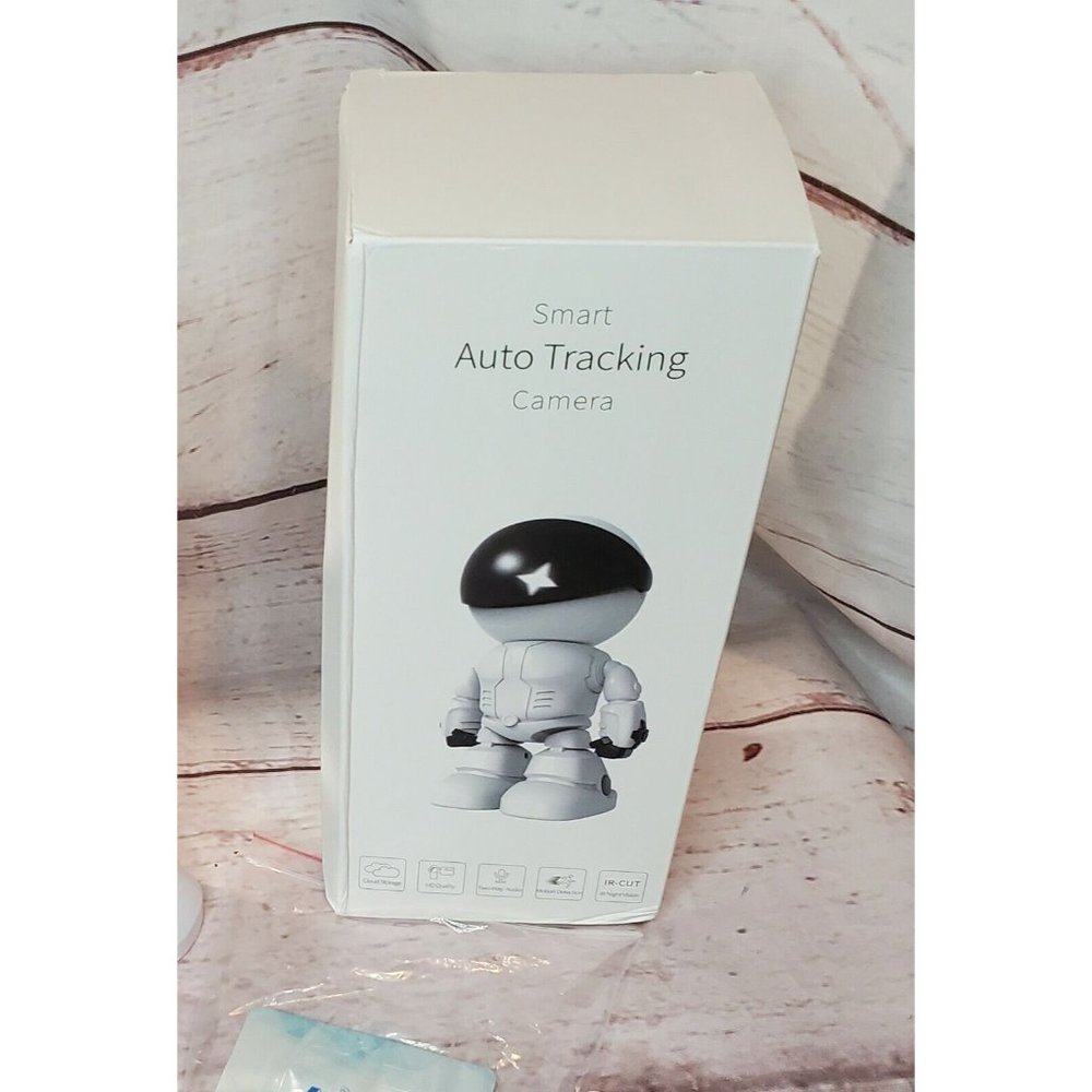 Smart Auto Tracking Robot Moveable Head Night Vision Camera Wifi Wireless